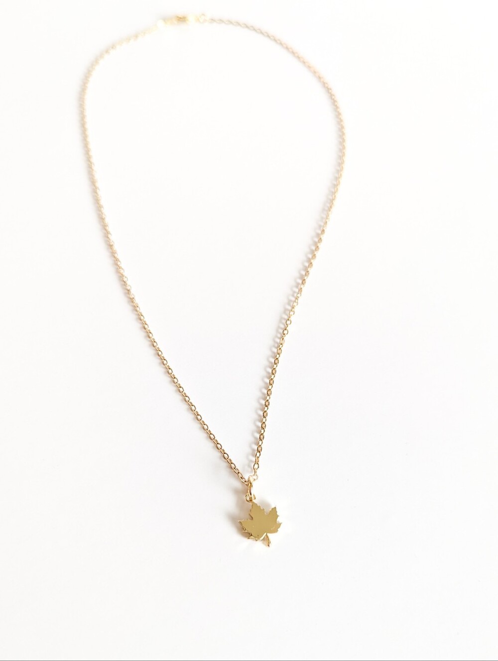 Canada Maple Leaf Pendant Gold-plated Necklace 🍁